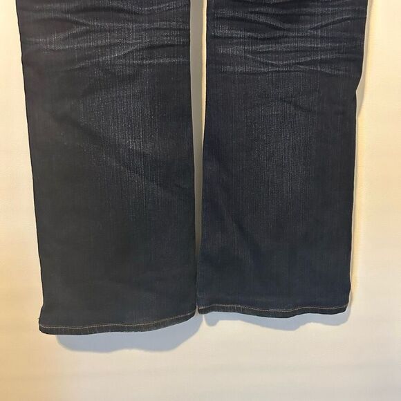 MEK NDM Moscow Made for Buckle Boot Cut Thick Stitch Distressed Dark Wash Sz 34x - Picture 9 of 15